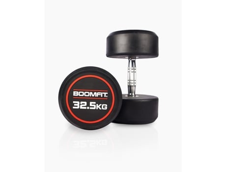 Conjunto de 2 Mancuernas BOOMFIT Redondos de Musculación (32,5 Kg)