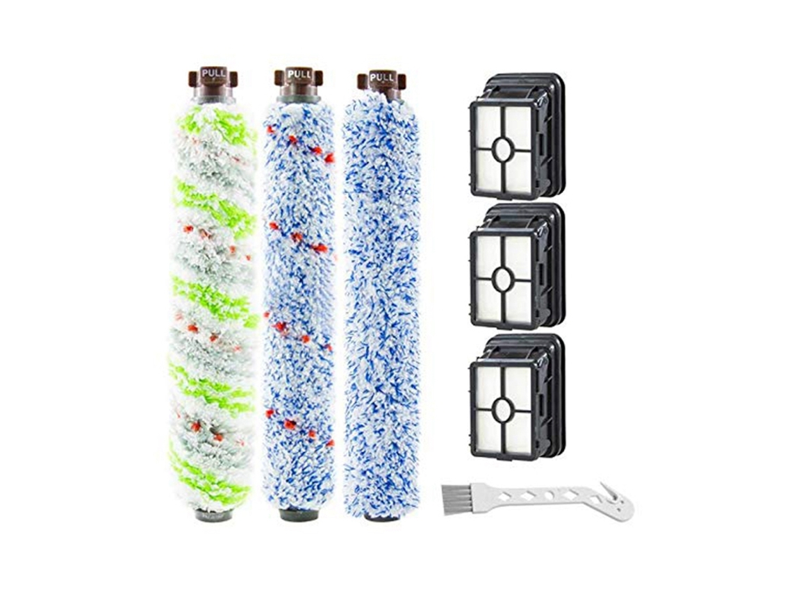 Rollo de cepillo Crosswave Pet 2306, multisuperficie 1868 y suelo de madera 1926, filtro 1866 para Bissell Crosswave 1785 230