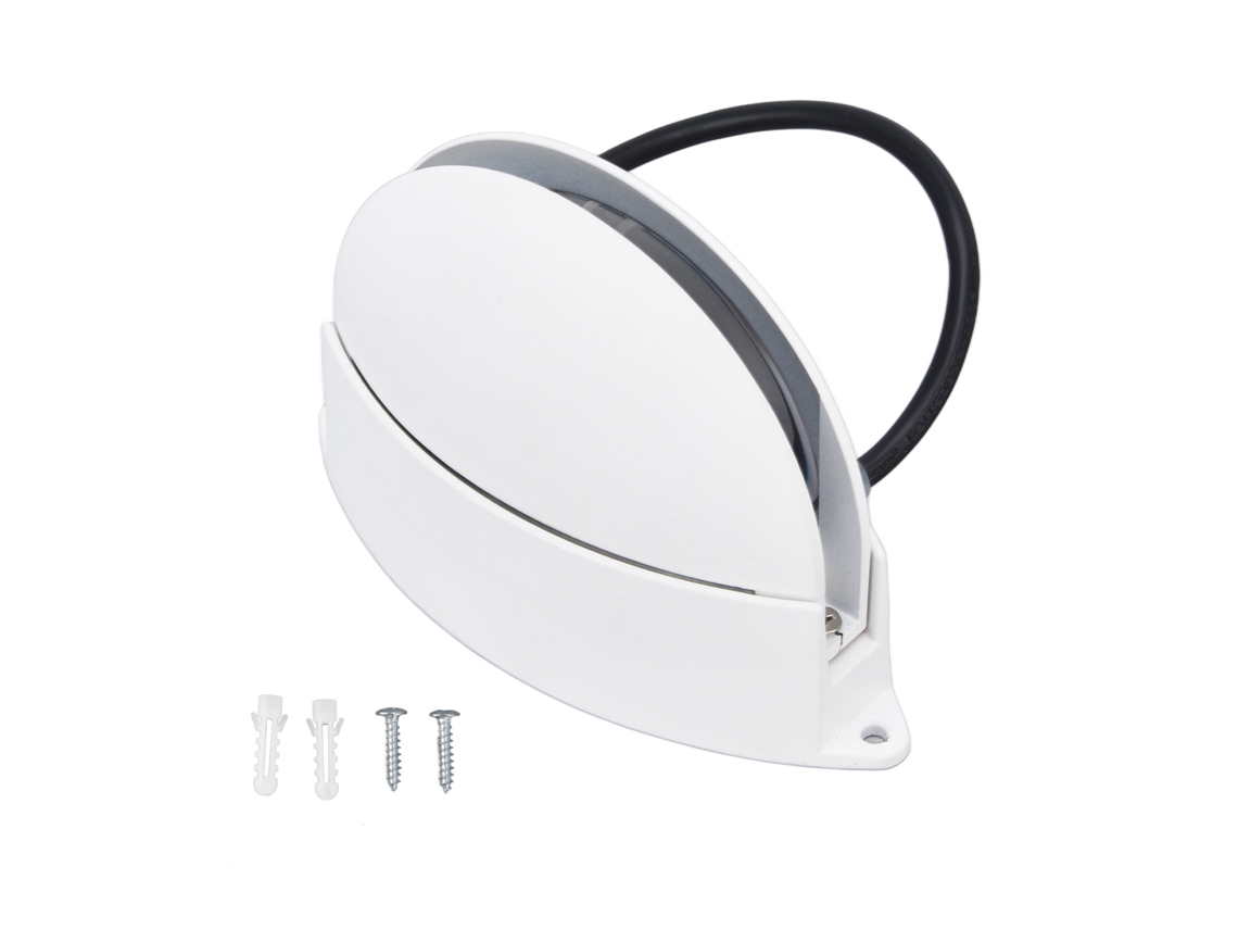 2026-lámpara De Repisa 180° Led Semicular Luz De Pared Para Pasillo Corredor Sala Ac85‑265v Luz Cálida