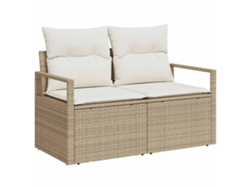 Maison Exclusive - Sofá De Jardín Con Cojín 120 X 62 X 69 Cm. Ratán Sintético