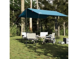 Lona De Camping Impermeable Azul 300x294 Cm