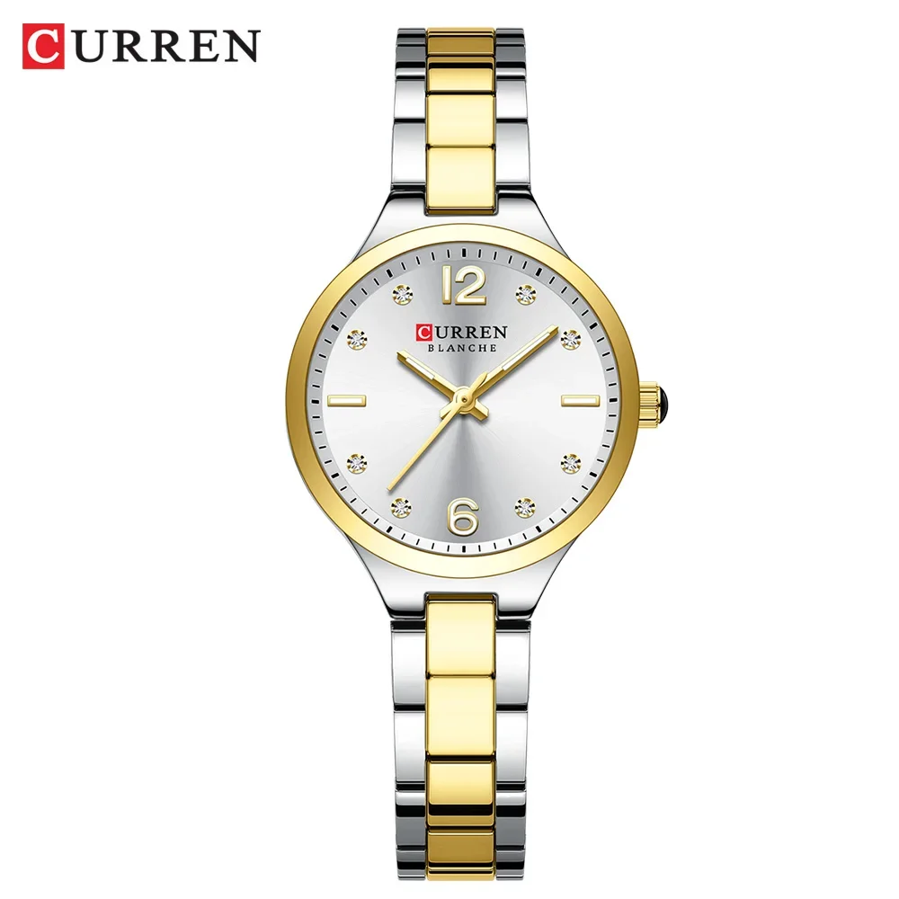 Reloj De Pulsera Para Mujer (plata Y Oro), Reloj Magnético Para Mujer, Reloj Deportivo De Vestir Para Mujer