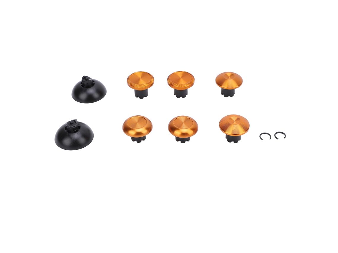 6 Sticks De Polegar De Liga De Alumínio Para Controle Edge Elite Switch Pro Standard Low High Dome Ouro