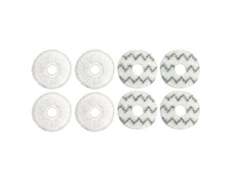 8 peças sobressalentes pano de limpeza para ecovacs deebot x1