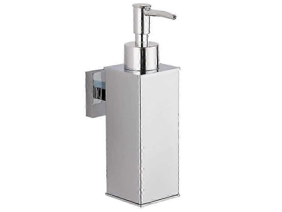 Dispensador de jabón de pared de acero inoxidable 304 para baño y cocina, acabado cromado Rosewell