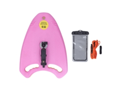 Tabla De Natación Plegable Con Soporte Para Teléfono, Flotador De Eva Para Entrenamiento Y Fotografía, Rosa.