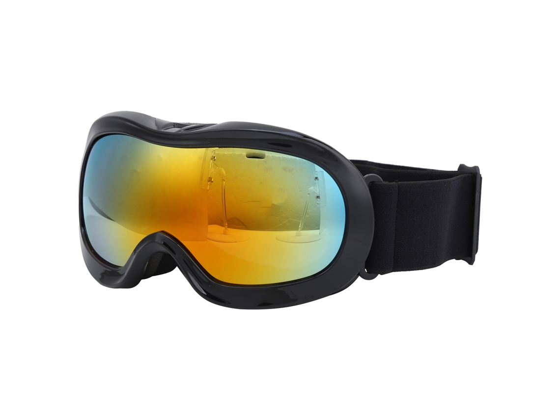 Gafas De Esquí Y Snowboard Para Niños Con Lentes De Doble Capa Antivaho Y Con Protección Uv - Negro Y Rojo