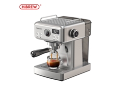 Cafetera Hibrew H10a, Presión De Extracción De 20 Bares, Temperatura Y Volumen De Taza Ajustables, Portafiltro De 58 Mm, Color Plata