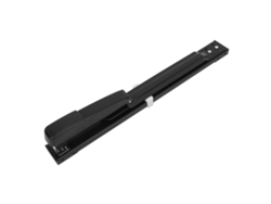 Grapadora De Brazo Largo Negra Capacidad 20 Hojas Metal Fuerte Estable Para Oficina Y Hogar