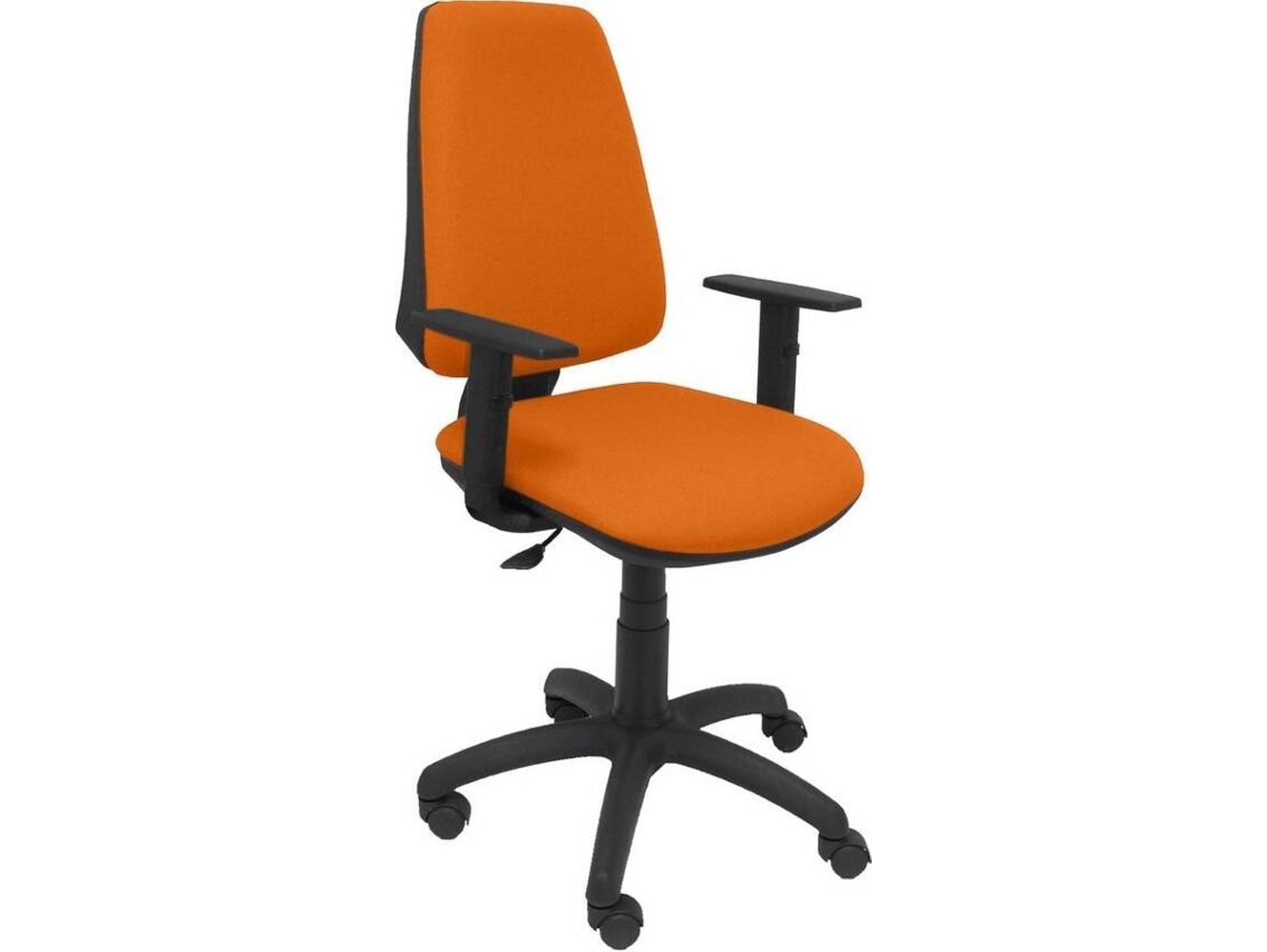 Silla de Escritorio Operativa PYC Elche CP Naranja BA (Brazos Ajustables - Tejido)