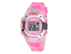 Reloj Electrónico Para Estudiantes Niños Moda Pulsera Color Rosa Synoke