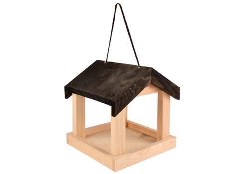 Casota de Pájaros ESSCHERT DESIGN (Madera - Beige - 22,2 x 21,6 x 23,2 cm)