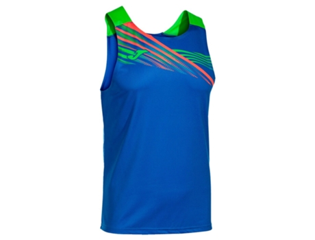 Camiseta sin Mangas de Hombre para Running JOMA Elite Azul (XL)