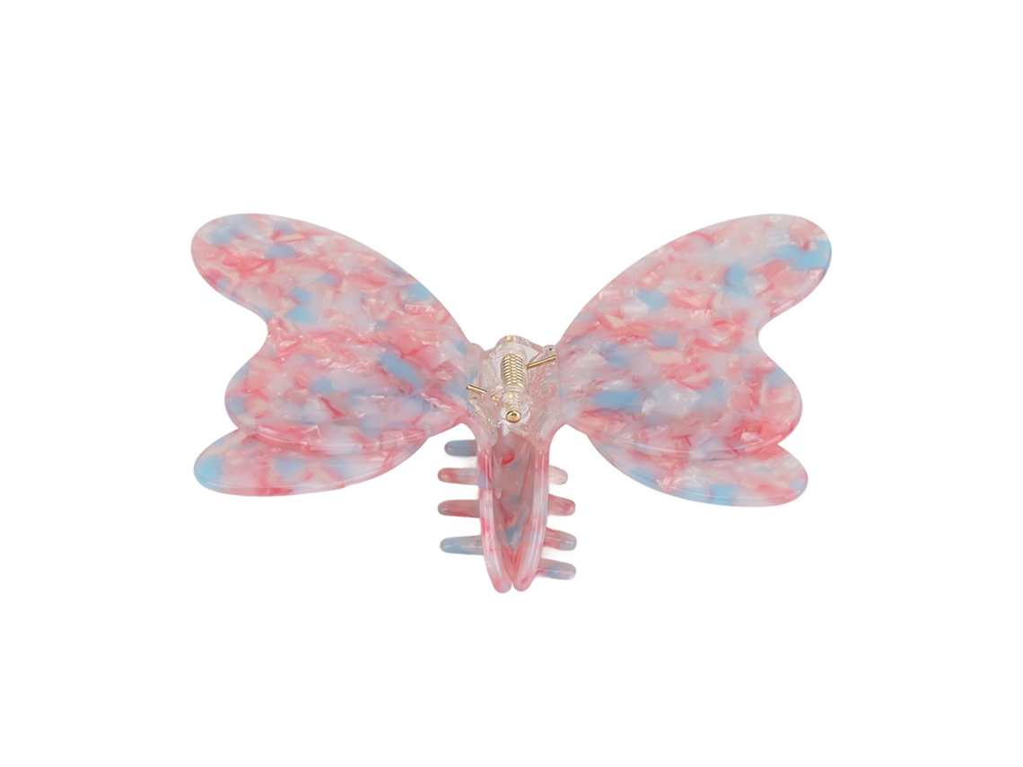 Vlrla-para Mulheres Large Slip Resistant Floral Butterfly Cabelo Claw Clip