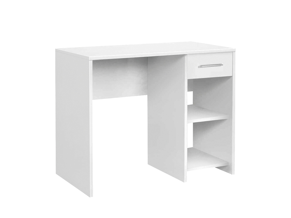 Mesa Escritorio 1 Cajón Con Estantes 74X90X51 Blanco VENPRODIN