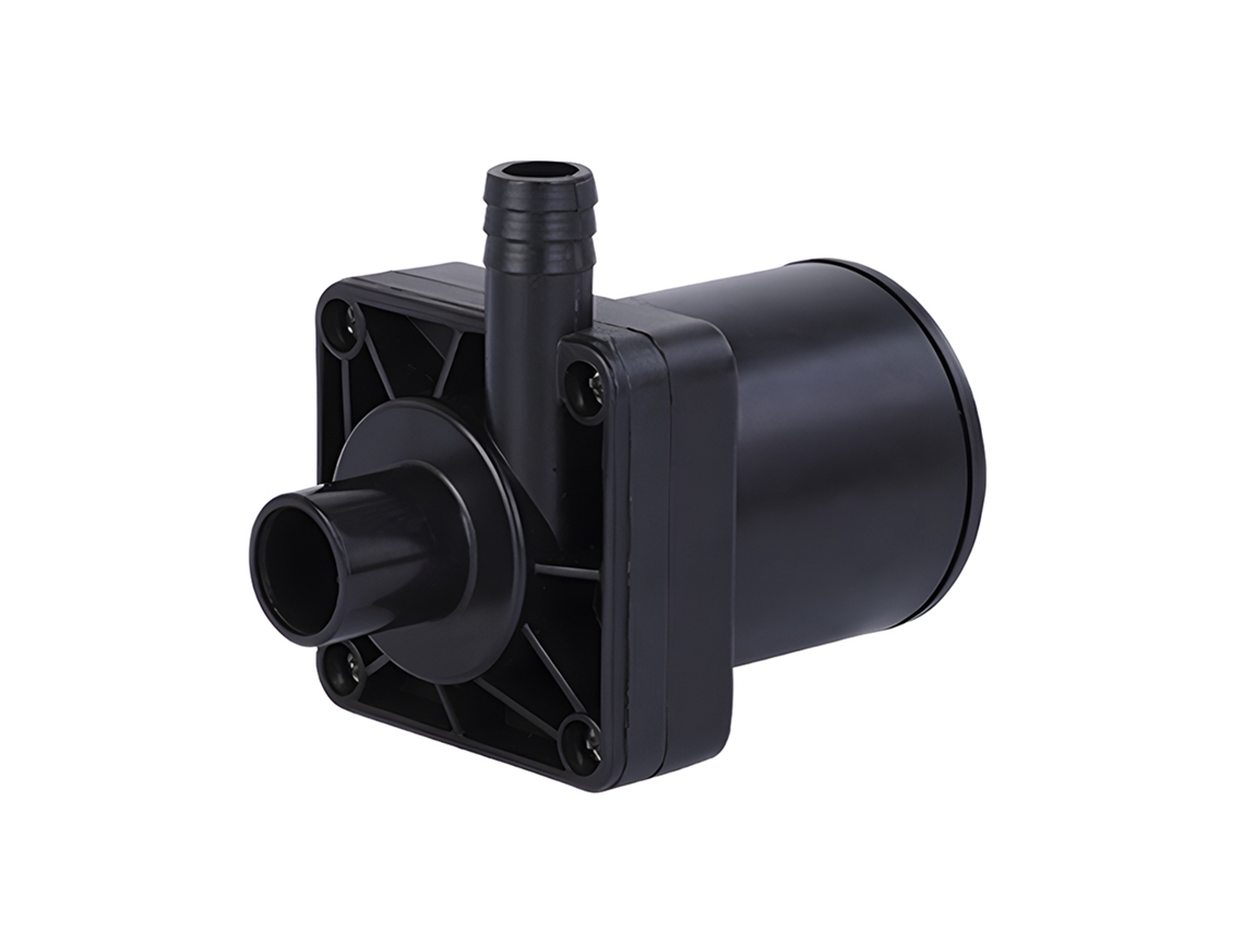 Bomba de presión de agua CC sin escobillas de 24 V, 28 W y 700 l/h con cable de alimentación de 1,5 m para máquina de ducha - Negra