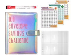 Cuaderno de ahorro económico con sobres, cuaderno de ahorro, carpeta Vayotoy