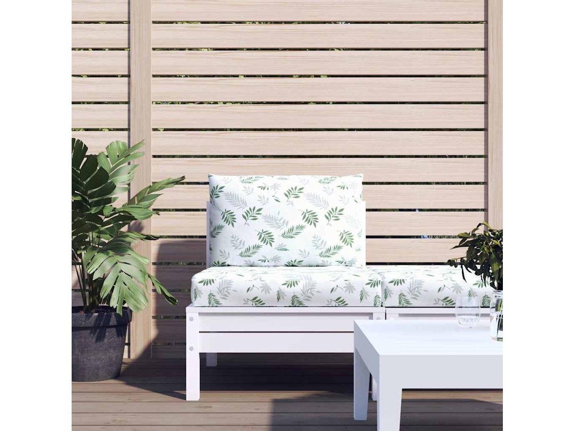 Cojines para muebles de palets, 2 unidades, tela Oxford, estampado de hojas, DKD, decoración del hogar