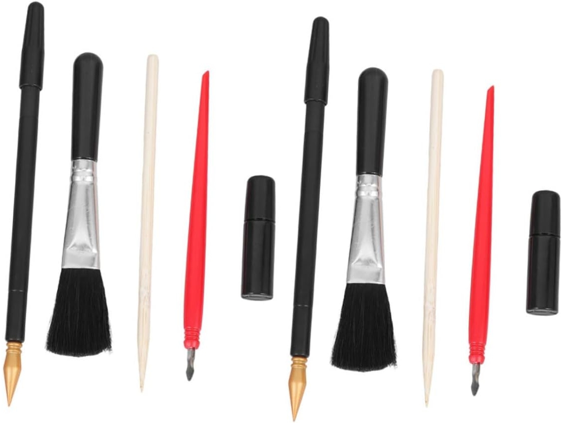 Kit De 10 Herramientas Manuales Para Rascar: Palitos Y Bolígrafos De Diversas Formas.
