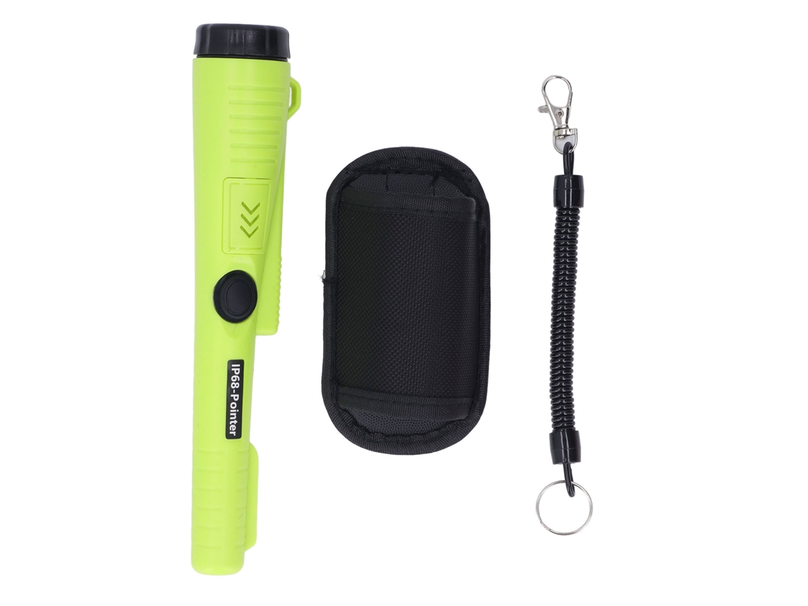 Detector De Metales Portátil Profesional Para Niños Y Adultos, Herramienta De Búsqueda De Tesoros De Oro Verde Con Sonda Impermeable Y Led.