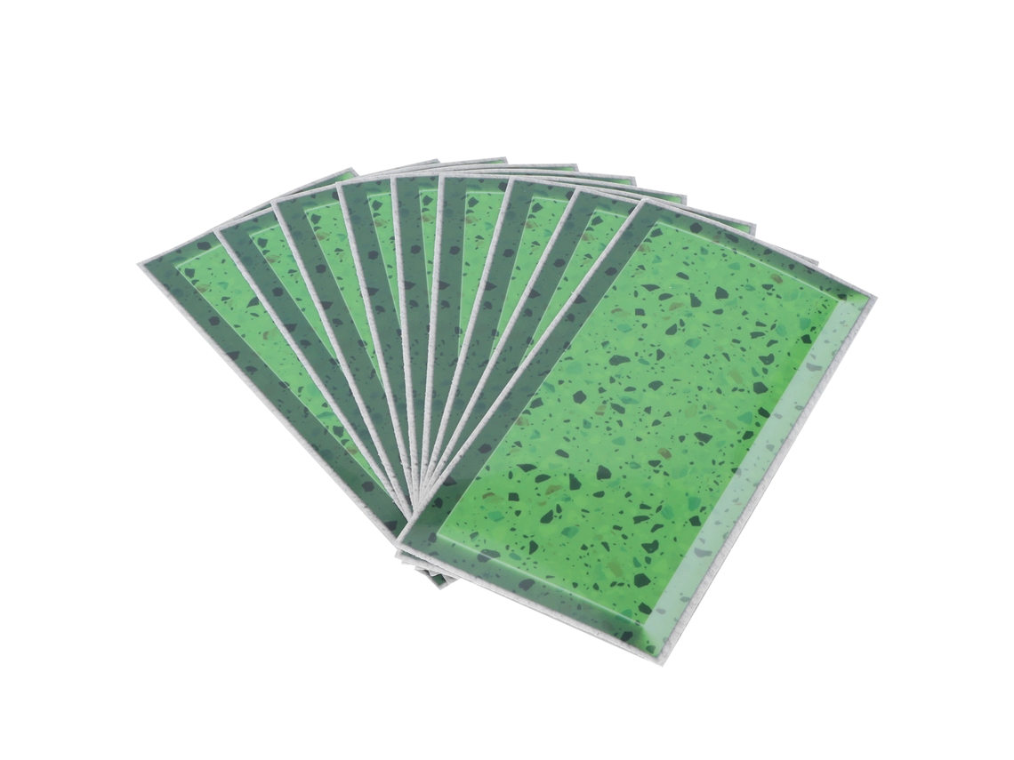 Baok - Juego de 9 pegatinas de pared autoadhesivas innovadoras e impermeables para cocina y baño.