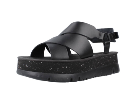 Zapatos de Mujer CAMPER Oruga Tecido Negro (40)
