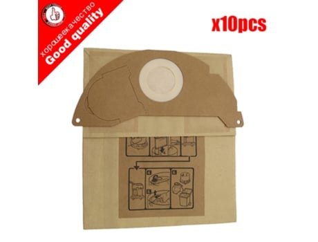 Bolsas de polvo de repuesto para aspiradora Karcher A2000 2003 2004 2014 2024 2054 2064 2074 S2500 WD2200 2210 2240