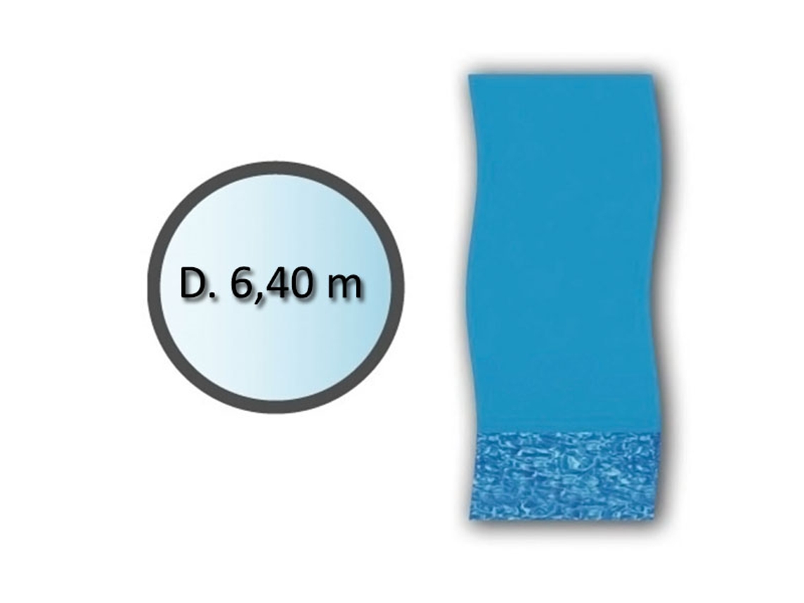 Liner remolino de forma redonda de 6,40 m para piscinas elevadas li2148sb - SWIMLINE