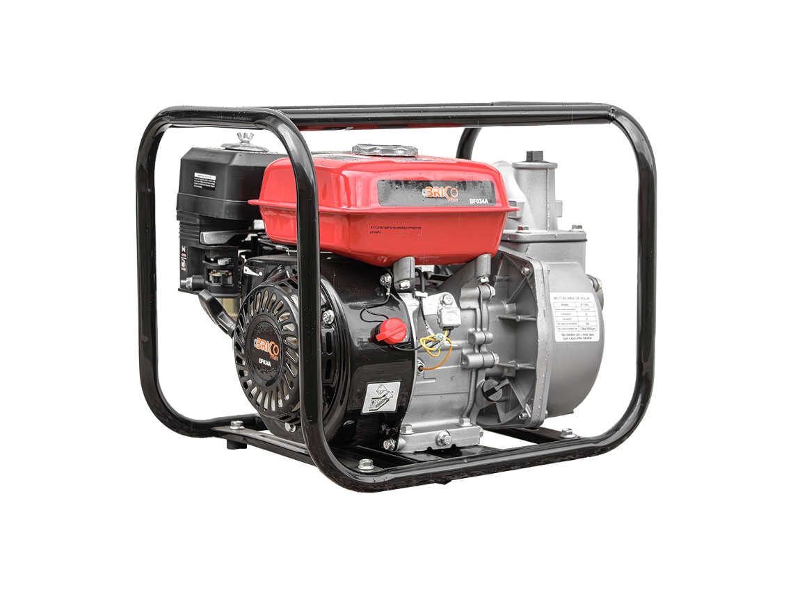 Bricoferr Motobomba De Agua 5.5hp 3600 Rpm - 30 M³/h, 25 M De Elevación