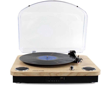 Tocadiscos PRIXTON Marconi (Manual - Velocidad: 33 1/3 - 45 - 78)