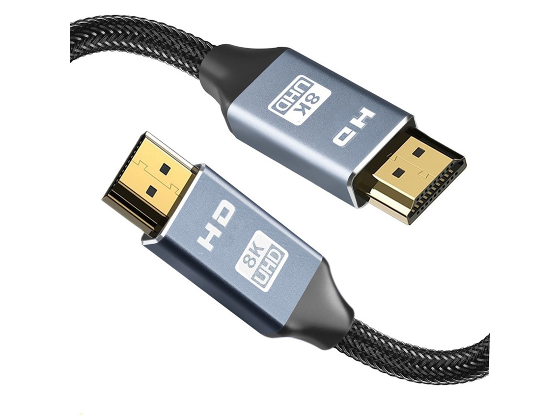 Cabo De Interface Multimídia Hd Sem Atraso 8k Para Tv Notebook Projetor 1m Cordo De Conexão