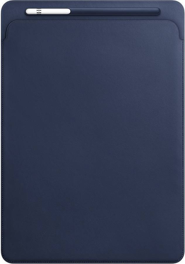 Funda De Piel apple azul noche para ipad pro 3277 cm 129 mq0t2zma 12.9 sleeve