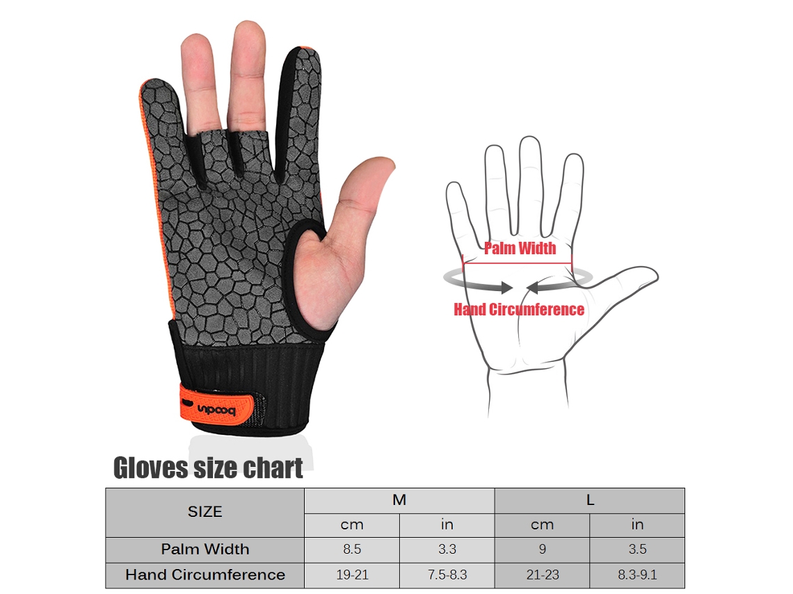 Guantes De Bowling Transpirables Antideslizantes Protectores De Pulgar Para Hombres Y Mujeres