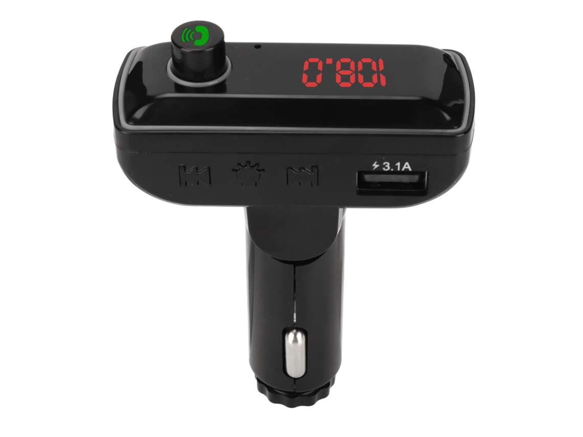 Adaptador Transmisor Fm Para Coche, Cargador Usb Bt 5.0, 5v 3.1a, Luz Ambiental, Llamadas Manos Libres F12