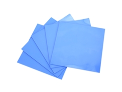 5 Láminas De Silicona Termoconductoras De 100x100x1,5 Mm Para Cpu Y Gpu