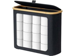 Almacenamiento De Papel Higi Nico Cesta Para 12 Rollos Accesorio Ba O Con Tapa Mueble Lavabo Suelo Esquina Hogar