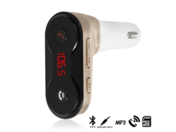 Manos Libres Bluetooth Carc8 Para Coche Con Transmisor FM.