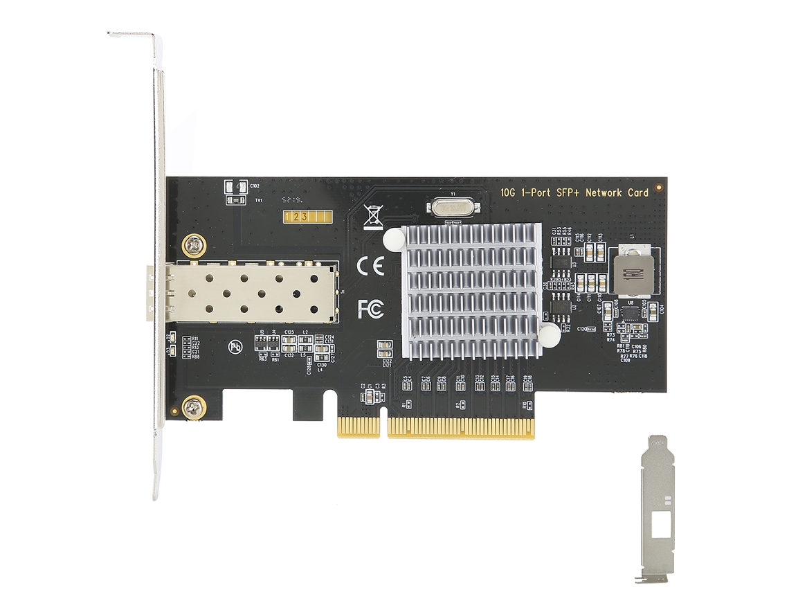 Tarjeta De Red De Escritorio 10g Sfp Adaptador Para Servidor Con Chip Intel82599 Fibra Óptica