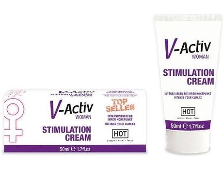 Crema Estimulante Feminino HOT V-Activ (50ml)