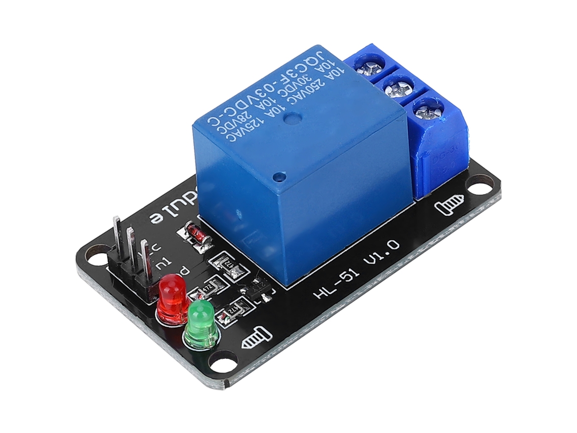 Módulo De Relé 3.3v Sin Optoacoplador Accesorio De Control Electrónico Placa Negra 1 Pieza