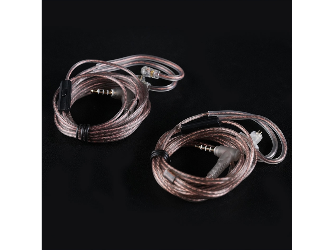 Cable De Actualización Kz Ofc De 0,75 Mm Con Conector Dorado Para Auriculares Kz Zsn/zsn Pro/zs10 Pro/as16/as12