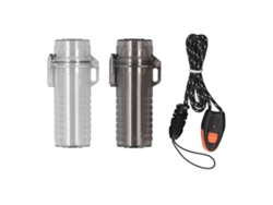 Estuche protector para llaves de 2 piezas, impermeable, portátil, para acampar y viajar, blanco y negro