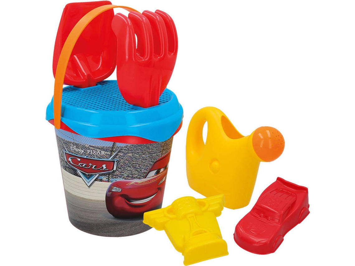 pack de juguetes de playa COLORBABY Mochila Cars con accesorios y moldes ( - 10 meses)