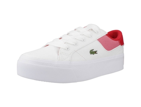 Zapatos de Mujer LACOSTE Ziane Platform Contrasted Tecido Blanco (38)