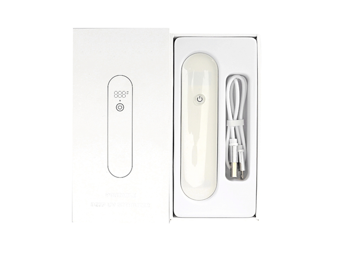 Lámpara Esterilizadora Uvc Portátil Recargable Para Teléfonos Móviles, Baño Y Brochas De Maquillaje.