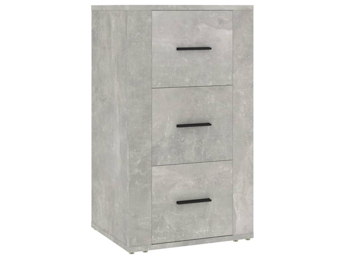 Maison Exclusive - Aparador De Madera Contrachapada Gris Hormigón 40x33x70 Cm