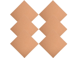 6 Rollos De Corcho Flexible Autoadhesivo Para Tablones De Anuncios