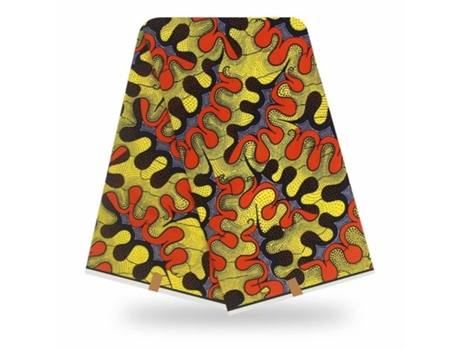 Vestidos De Algodón Tela De Tela De Cera Real (M - 120 Cm - 6 Frascos)