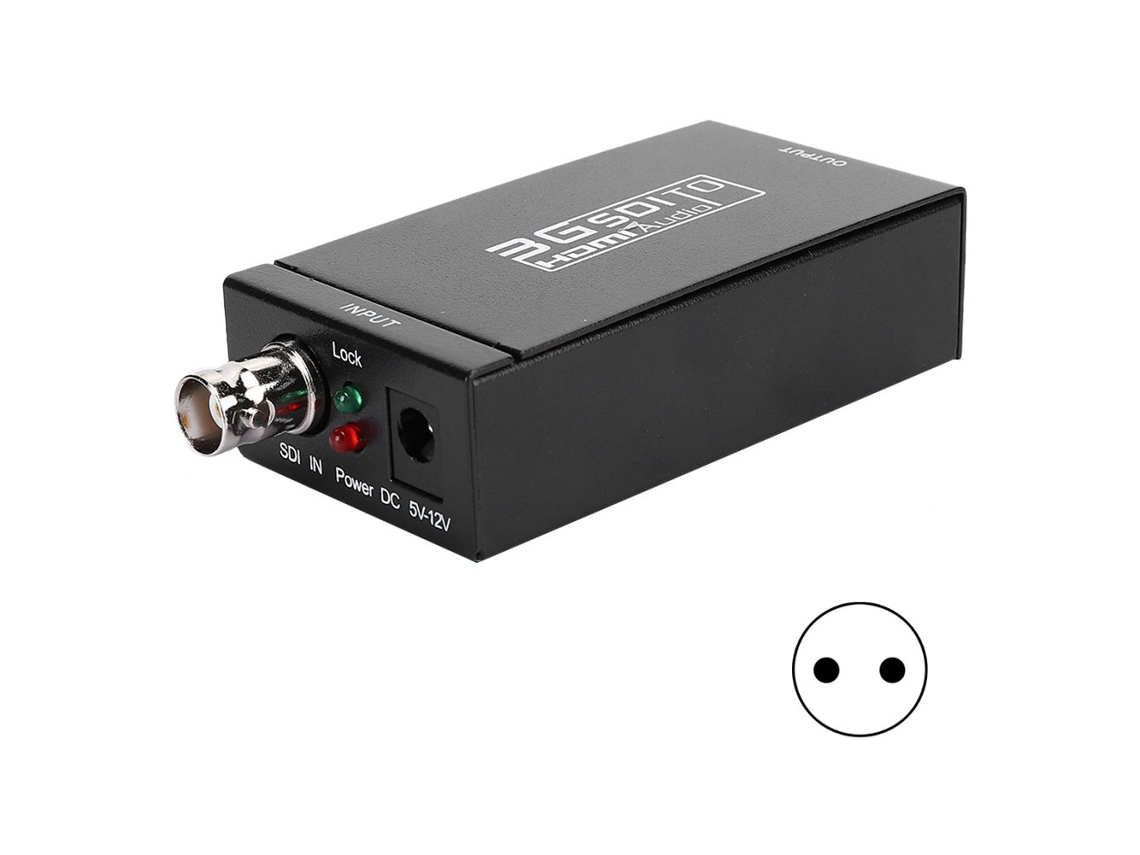 Convertidor Sdi A Hdmi 3g Sdi A Tv Cámara Switch Box Hdmi1.3 1080p Negro Ue