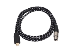 Cable De Micrófono Usb A Xlr Hembra De 3 Pines Para Grabación Y Karaoke 3m/9.8ft